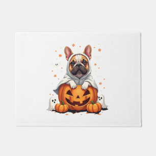 Funny English Bulldog Ghost Boo Halloween Womens M Doormat