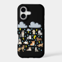 Funny English Idiom Raining Cats and Dogs Puppies