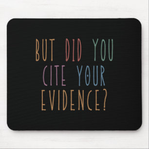 Funny English Teacher Back To School Mouse Pad