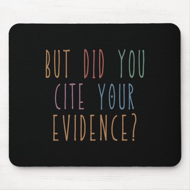 Funny English Teacher Back To School  Mouse Pad (Front)