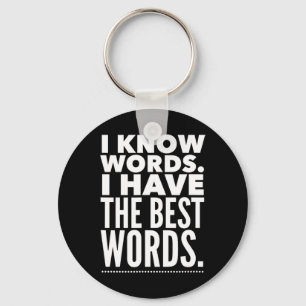Funny English Teacher Gift - Trump Quote - The Bes Key Ring