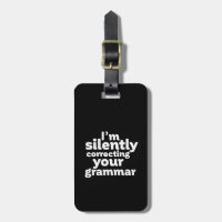 Funny English Teacher Silently Correcting Grammar