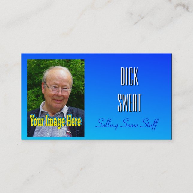 Funny Entertainer Business Card (Front)