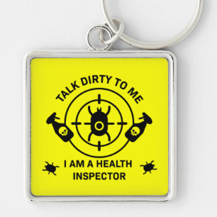 Funny Environmental Health Inspector Gift Key Ring