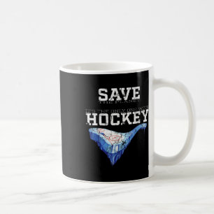 Funny Environmental Protection Save Hockey Planet Coffee Mug