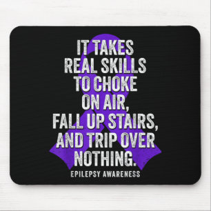 Funny Epilepsy Warrior Epilepsy Awareness Mouse Pad