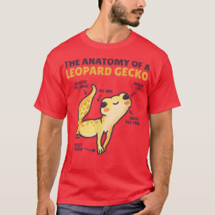 Funny Eplanation Of A leopard gecko Anatomy of a g T-Shirt