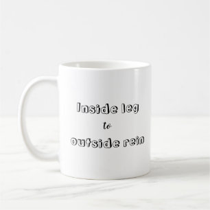 Funny equestrian Inside leg to Outside Rein Horse Coffee Mug