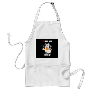 Funny ER Boo Boo Crew Nurse Halloween Cute Ghost Standard Apron