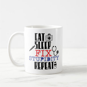 Funny ER Nurse Gift Coffee Mug Nursing Grad