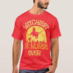 Funny ER Nurse Witch Halloween Humour 3890389 T-Shirt