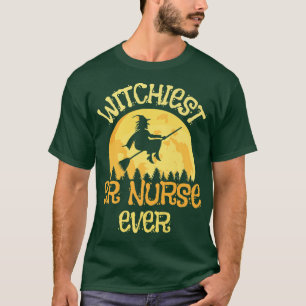 Funny Er Nurse Witch Halloween Humour 907  T-Shirt