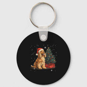 Funny Er Spaniel Dog Christmas Tree Women Men Kids Key Ring