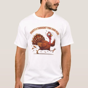 Funny Escaping Turkey Thanksgiving Classic T-Shirt