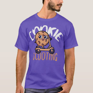Funny EScooter Cute Kawaii Cookie Driving Scooter T-Shirt