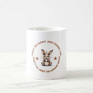 Funny Espresso Hustle Rabbit Coffee Mug