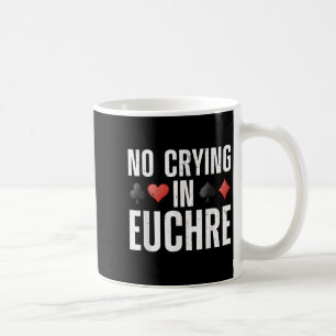 Funny Euchre Design For Men Women Card Game Euchre Coffee Mug