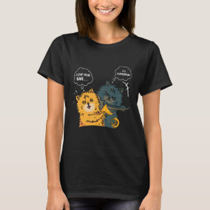 Funny Euphonium Cat Slapping Euphoniumist T-Shirt