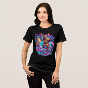 Funny Eureka California  Tri-Blend Shirt