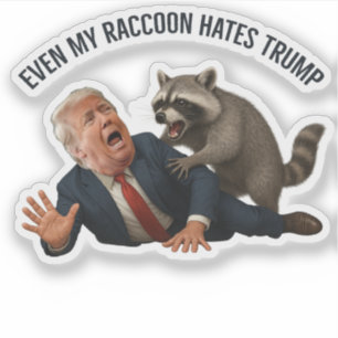 Funny Even My Racoon Loves Trump 2025 Anti-Trump 