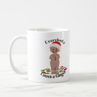 Funny "Everybody Loves A Ginger" Coffee Mug