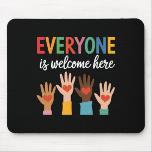 Funny Everyone Is Welcome Here Idaho Teacher Mouse Pad