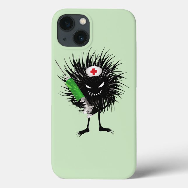 Funny Evil Bug Nurse Syringe Gothic Case-Mate iPhone Case (Back)