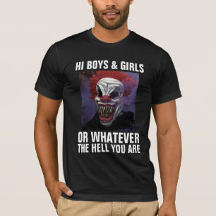 FUNNY EVIL CLOWN T-SHIRTS