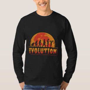 Funny Evolution From Monkey to Zombie T-Shirt