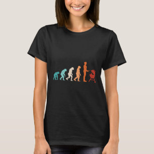 Funny Evolution Grilling Barbecue Grill Lover Bbq T-Shirt
