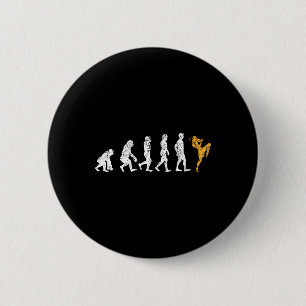 Funny Evolution Kickboxing Gift Muay Thai 6 Cm Round Badge