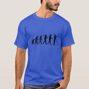 Funny Evolution Of Man - Musician Flute Player Gif T-Shirt