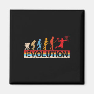 Funny Evolution Sketll Players Sketll Fans Retro Magnet