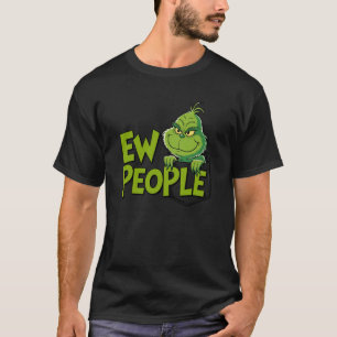 Funny “Ew People” Pocket Cartoon Design – Sarcasti T-Shirt