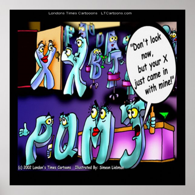 Funny Ex-Spouse Poster (Front)