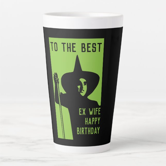 Funny Ex Wife Gifts Latte Mug (Front)