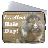 Funny "Excellent Hair Day" for Rabbit