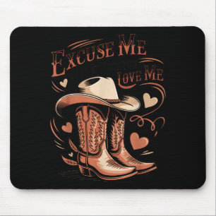 Funny excuse look like love funny boots memes mouse pad