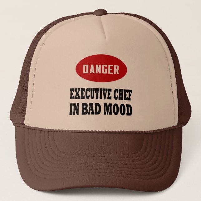 Funny Executive Chef Trucker Hat (Front)
