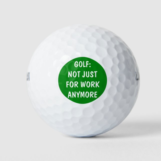 Funny Executive Gift Golf Balls (Front)