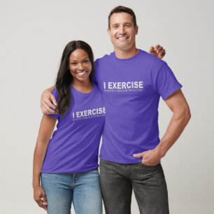 Funny Exercise shirts & jackets