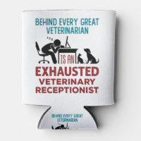 Funny Exhausted Veterinary Receptionist