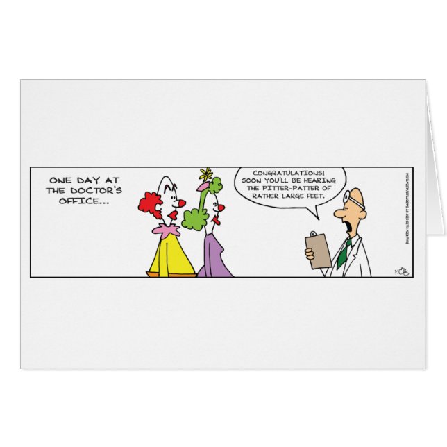 Funny Expecting Clown Parents (Front Horizontal)