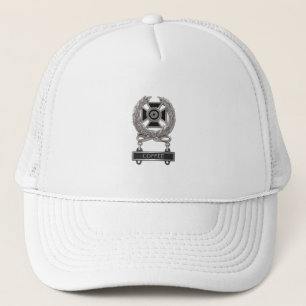 Funny Expert at Coffee Medal Trucker Hat