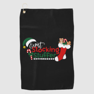 Funny Expert Stocking Stuffer Christmas Golf Towel