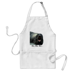 Funny expression Seal apron