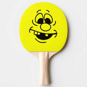 Funny Expression Yellow Face Ping Pong Paddle