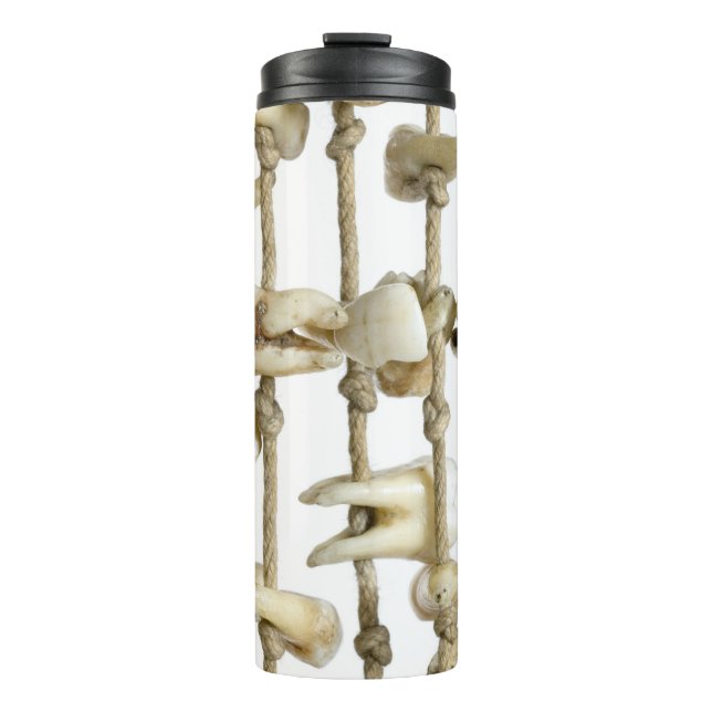 Funny Extracted Teeth Dental Dentistry Dentist Thermal Tumbler (Front)