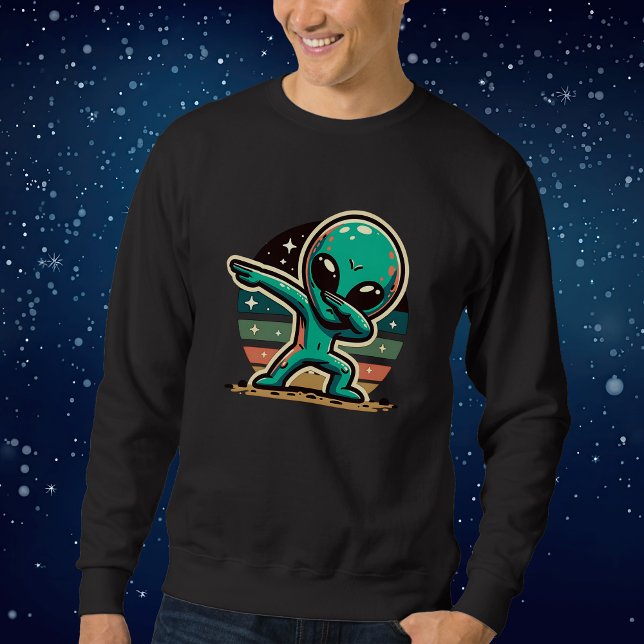 Funny Extraterrestrial Alien Dabbing Sweatshirt (Creator Uploaded)