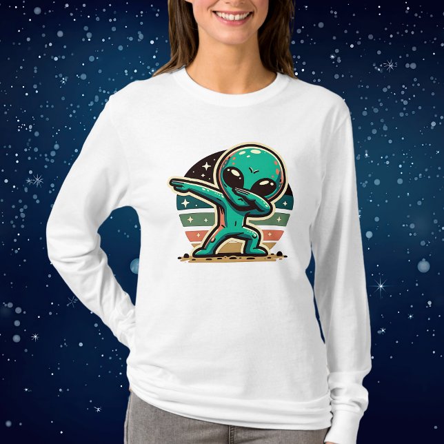 Funny Extraterrestrial Alien Dabbing T-Shirt (Creator Uploaded)